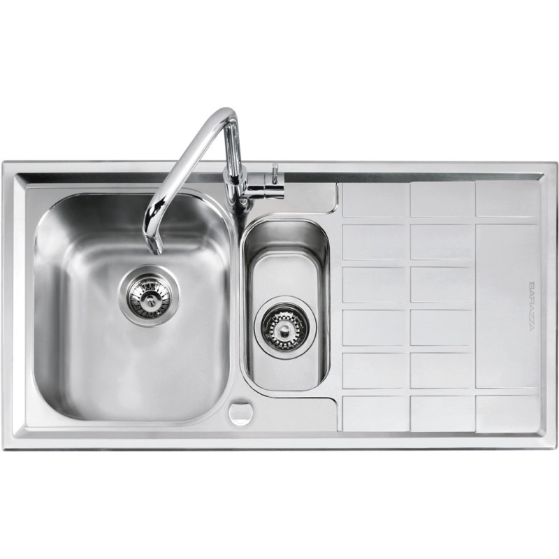 Barazza 1LLV100/D lavello Lavello ad incasso Rettangolare Acciaio inox Super sconto