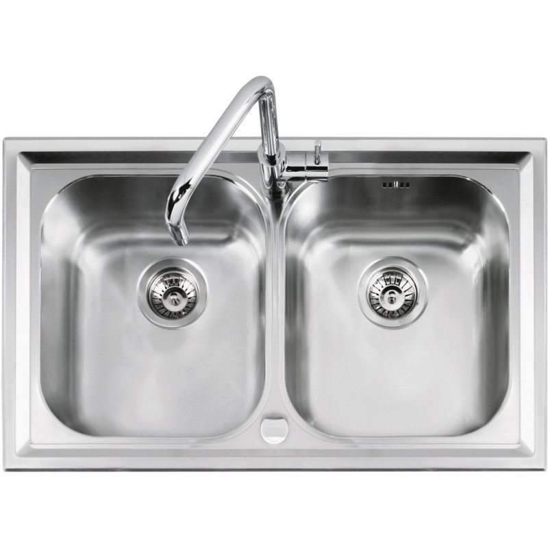 Barazza 1LLV90/2 lavello Lavello ad incasso Rettangolare Acciaio inox Limitato a 3 giorni