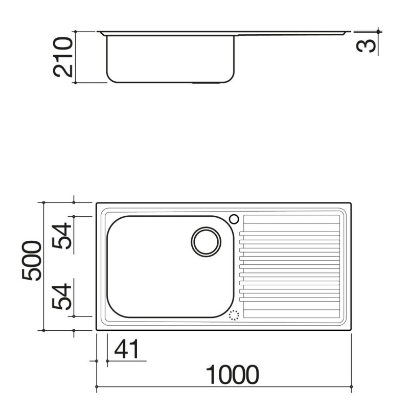 Barazza 1LFS10D lavello Lavello ad incasso Rettangolare Acciaio inox Sconti questo mese