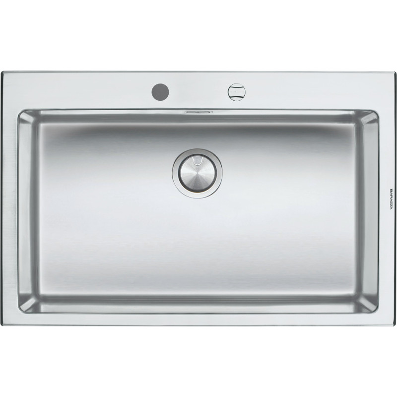Barazza 1LBO81 lavello Lavello ad incasso Rettangolare Acciaio inox Spedizione Gratuita