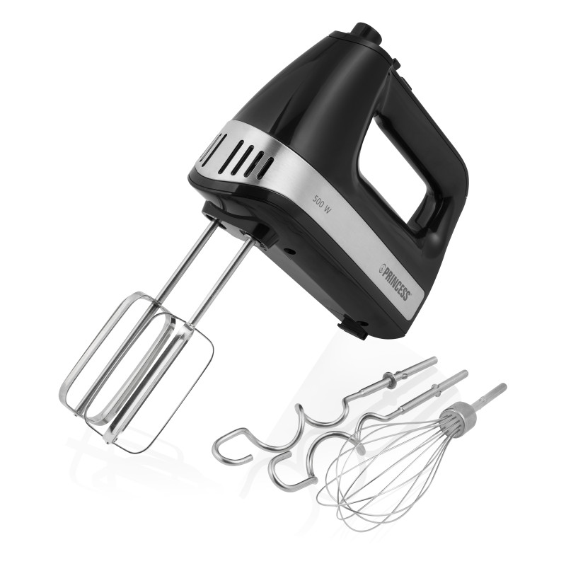 Princess 222206 Sbattitore manuale 500 W Nero Argento Nuova
