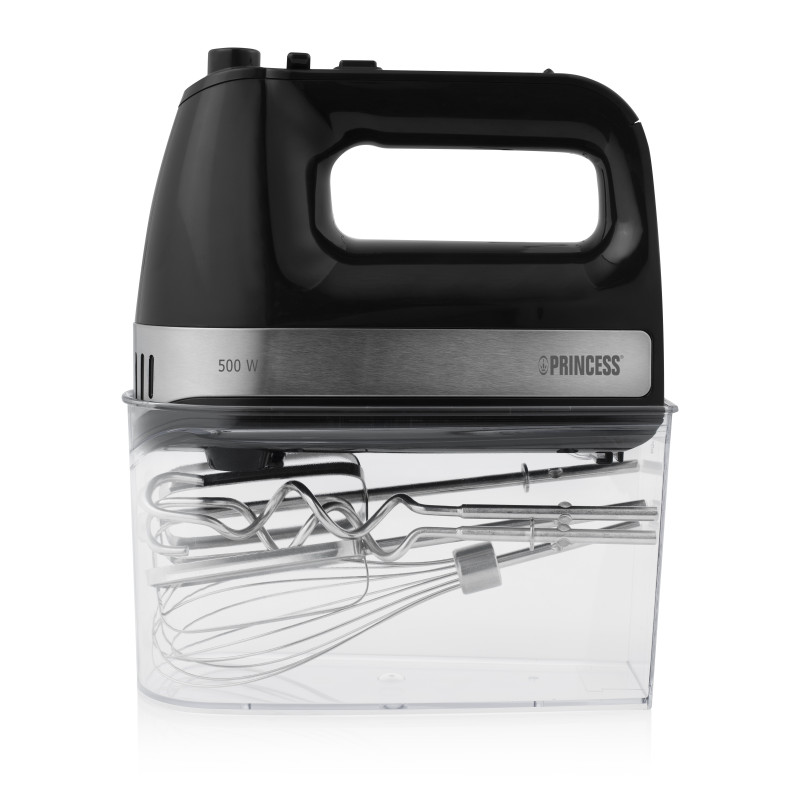Princess 222206 Sbattitore manuale 500 W Nero Argento Nuova
