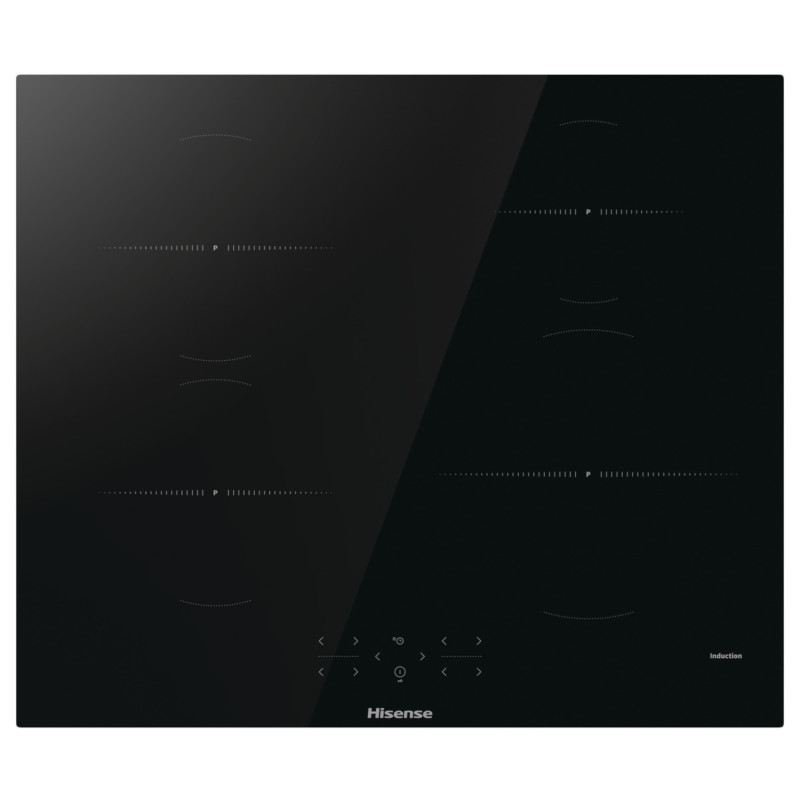 Hisense HI6401BSC piano cottura Nero Da incasso 59.5 cm Piano cottura a induzione 4 Fornello(i) Smaltimento dello stoccaggio