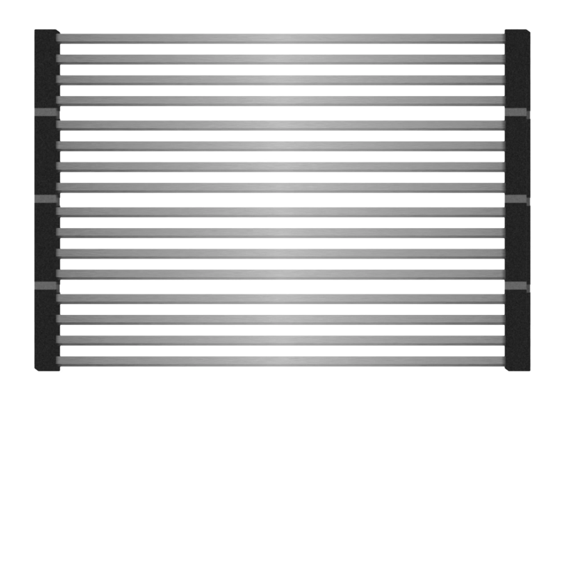 TELMA ROLLMAT.IX Gocciolatoio pieghevole con barre in acciaio inox e silicone  442x316 mm colore inox Offerta migliore