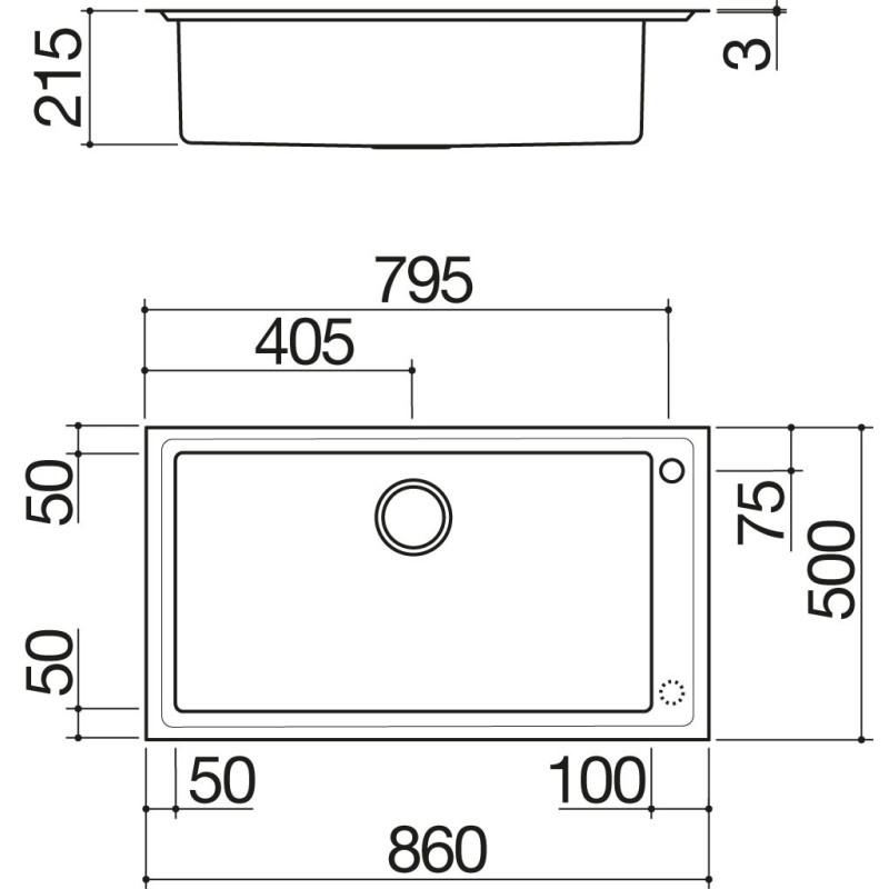 Barazza 1LES91R lavello Lavello ad incasso Rettangolare Acciaio inox Super sconto