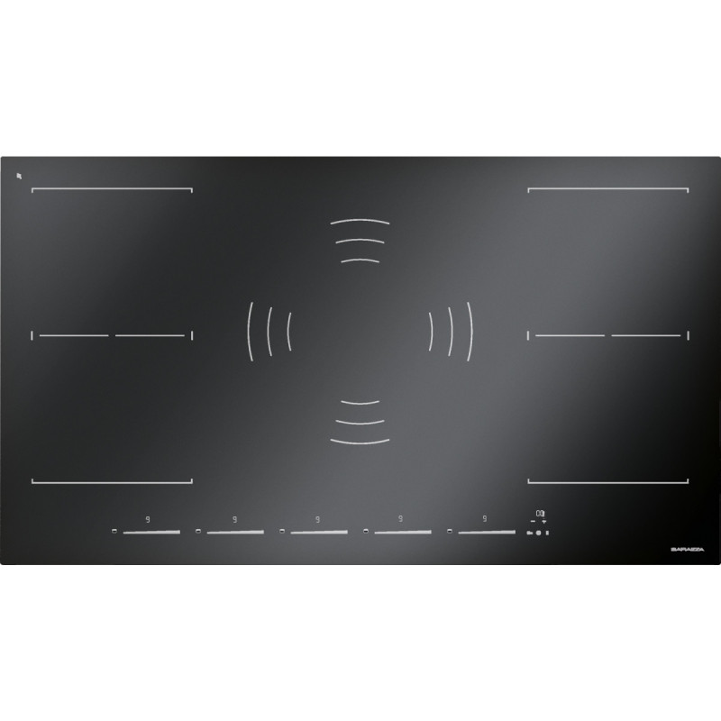 Barazza 1PIDS90N piano cottura Nero Da incasso 90 cm Piano cottura a induzione 5 Fornello(i) In vendita