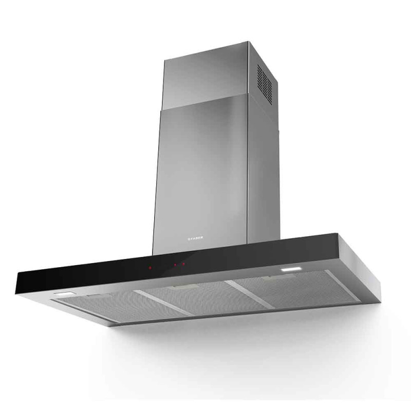 FABER S.p.A. Stilo Glass Smart A60 Cappa aspirante a parete Acciaio inox 690 m³/h B Spedizione Gratuita