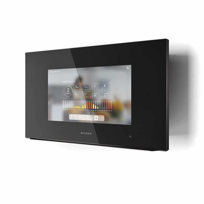 FABER S.p.A. K-AIR A80 Cappa aspirante a parete Nero 700 m³/h Shopping Online