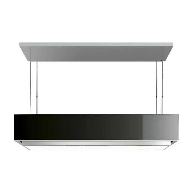 Falmec Levante Sospeso Nero 600 m³/h Enormi risparmi