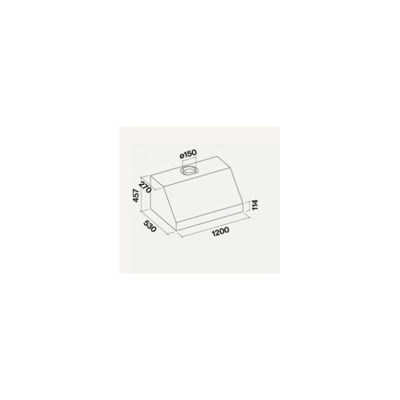 Falmec Zeus Pro Cappa aspirante a parete Acciaio inox 950 m³/h B Ultimi due giorni