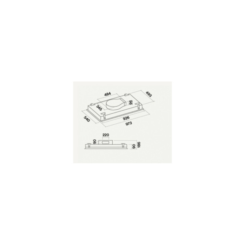 Falmec Stella Integrato a soffitto Bianco B Only for today