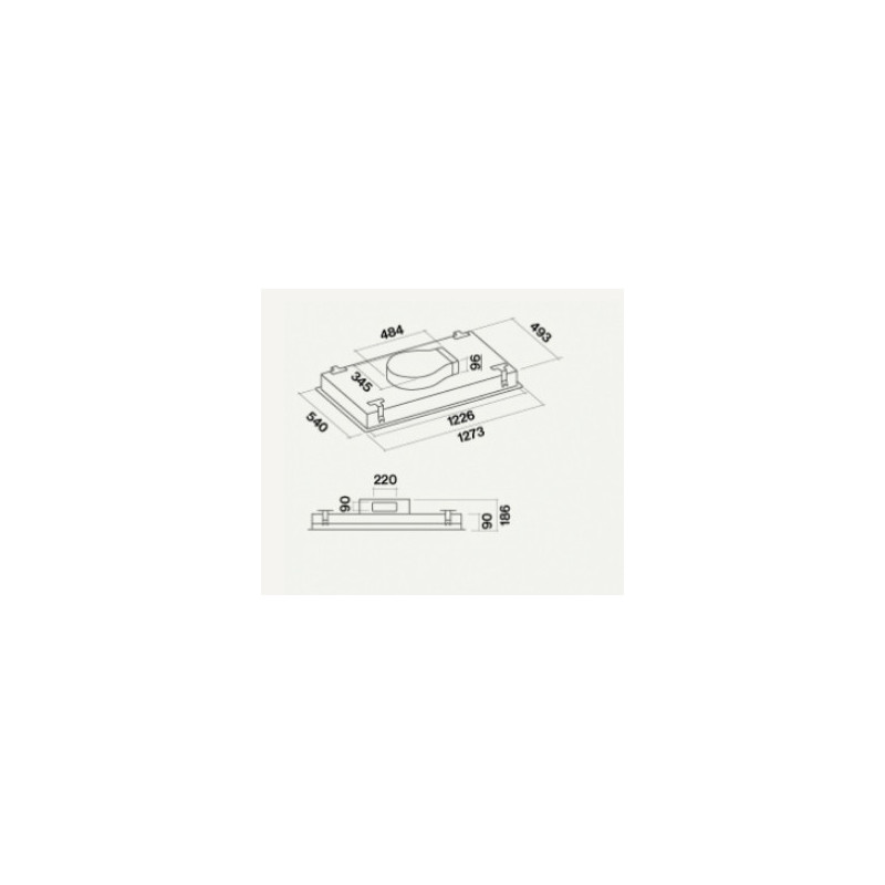 Falmec Stella Integrato a soffitto Acciaio inox B Offerta speciale della fabbrica