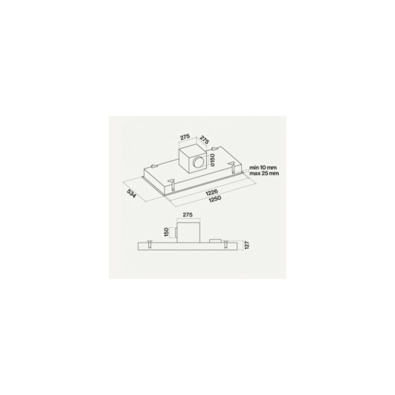 Falmec Skema Integrato a soffitto Bianco B Discount Store per i nuovi prodotti