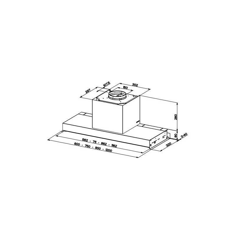 FABER S.p.A. In-Nova Zero Drip A60 Integrato Acciaio inox 690 m³/h 50% di sconto per tempo limitato