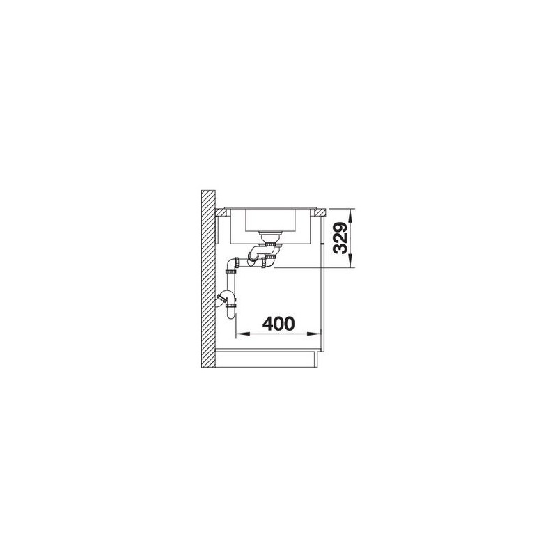 BLANCO 1519858 Sona 6 S lavello 1 vasca+vaschetta+gocciolatoio 100x50cm Silgranit Tartufo Qualità Garantita