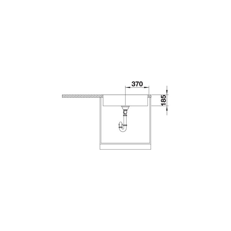 BLANCO 1523099 Lavello Zerox Durinox 700-IF 74x44cm Inox Consegna Veloce