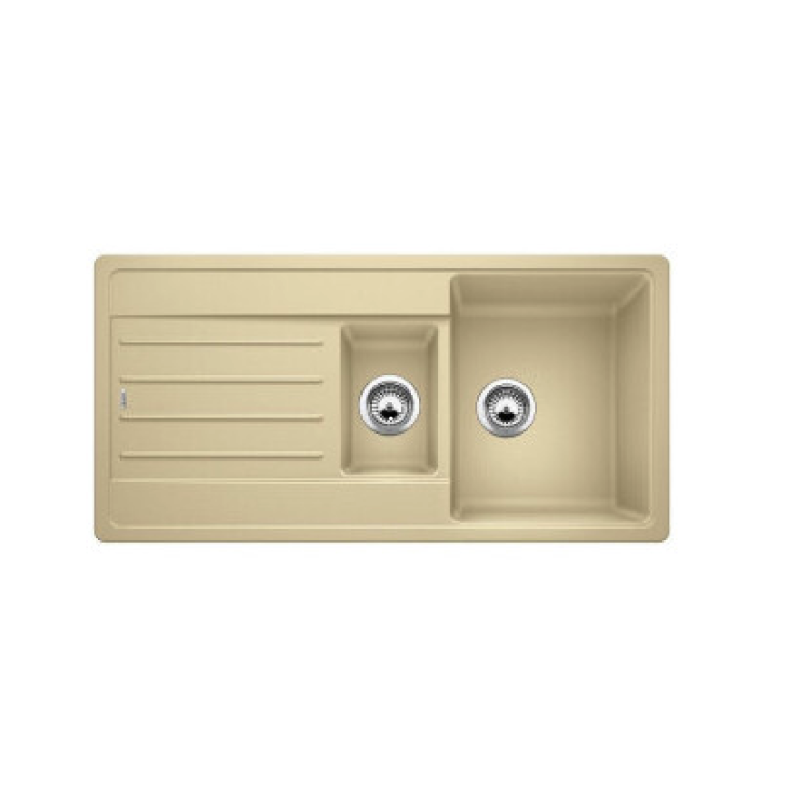 BLANCO LEGRA 6 S 1237304 Lavello incasso 100 x 50 cm Silgranit 2 Vasche e Gocciolatoio - Avana Latest stili