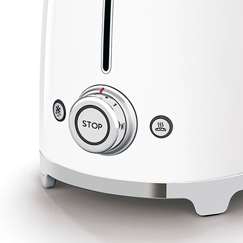 Smeg Tostapane 50's Style - Bianco LUCIDO 2x2 - TSF01WHEU Ultimi due giorni