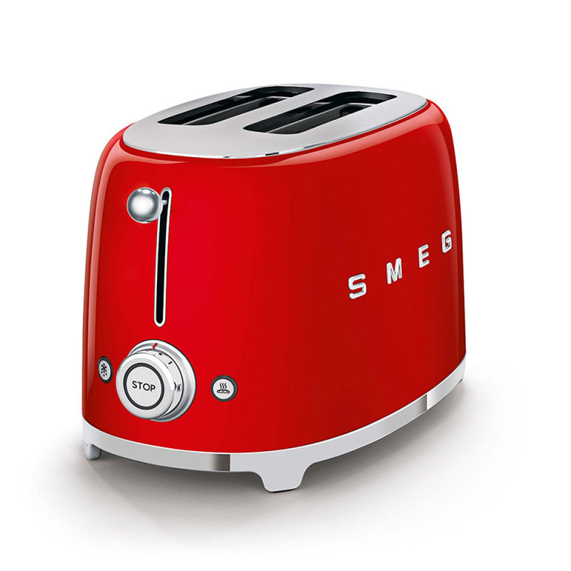 Smeg Tostapane 50's Style – Rosso LUCIDO 2x2 – TSF01RDEU Ultimo giorno
