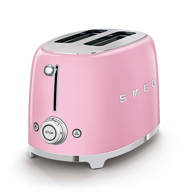 Smeg Tostapane 50's Style – Rosa LUCIDO 2x2 – TSF01PKEU Promozione temporanea