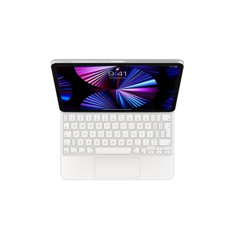 APPLE MAGIC KEYBOARD FOR IPAD PRO 11-INCH (3RD GEN) AND IPAD AIR (4TH GEN) - INTERNATIONAL ENGLISH - WHITE - (MIN. 10PZ)