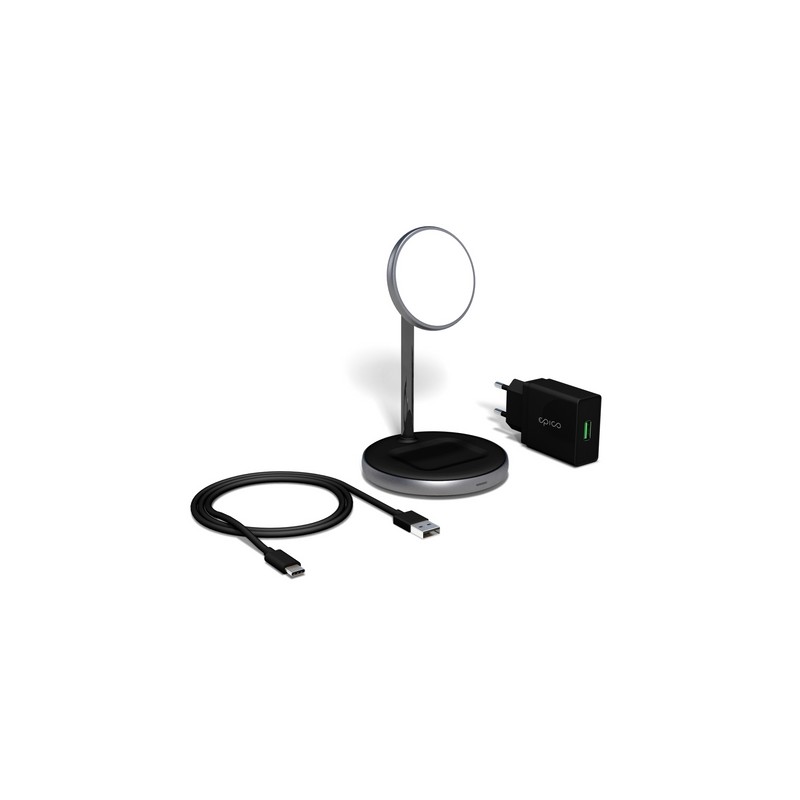 EPICO EPICO 2IN1 MAGNETIC WIRELESS CHARGER - space gray Saldi