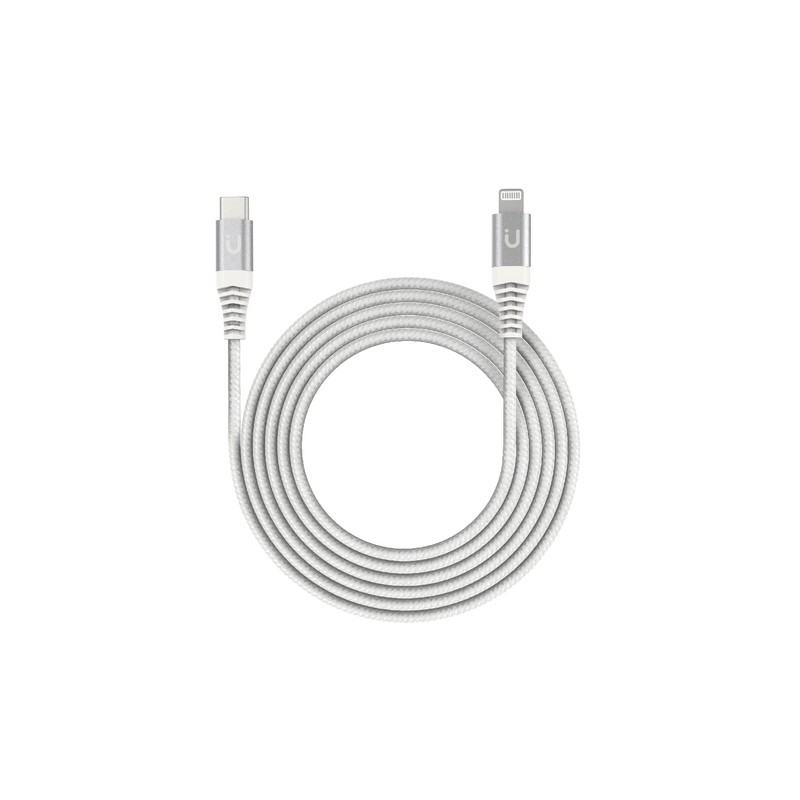 TUNIT Cavo di ricarica nylon intrecciato USB-C / Lightning - 2mt Soddisfazione Garantita