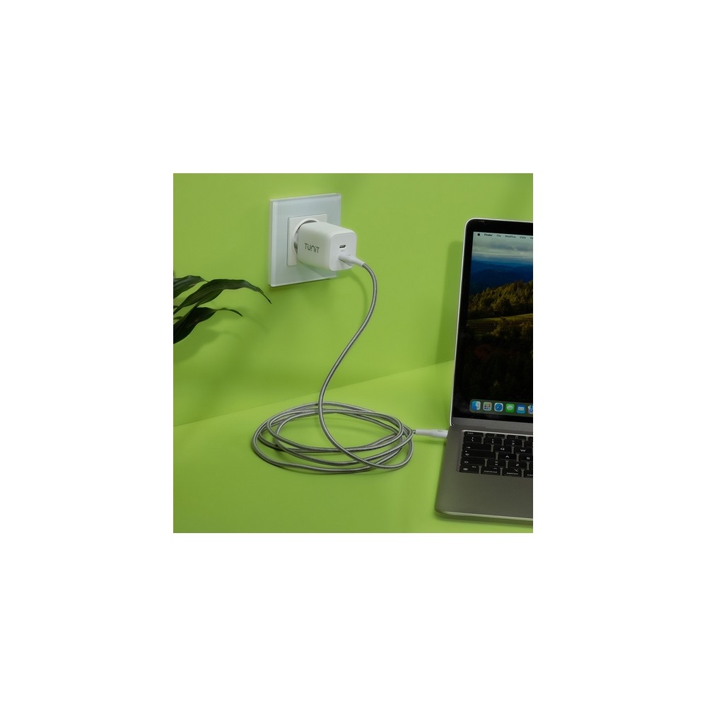 TUNIT Cavo di ricarica e trasferimento Tunit USB-C / USB-C - 2m Presa