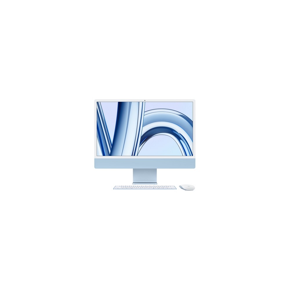 APPLE iMac 24" 256GB SSD - Apple M3 chip con 8-core CPU e 8-core GPU - Blu Vendita Calda