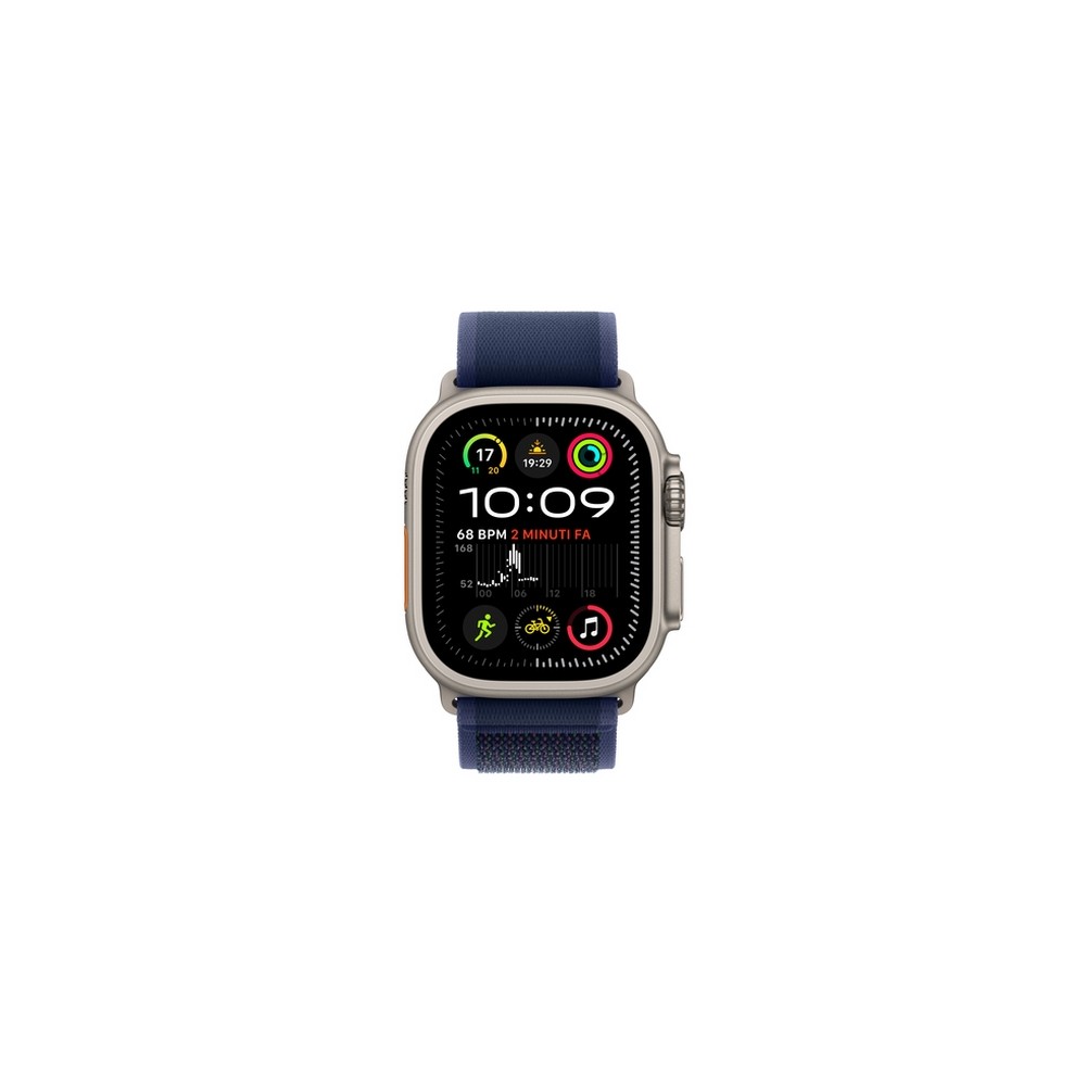 APPLE Apple Watch Ultra 2 GPS + Cellular 49mm Natural Titanium Case with Blue Trail Loop - S/M Flash Sale