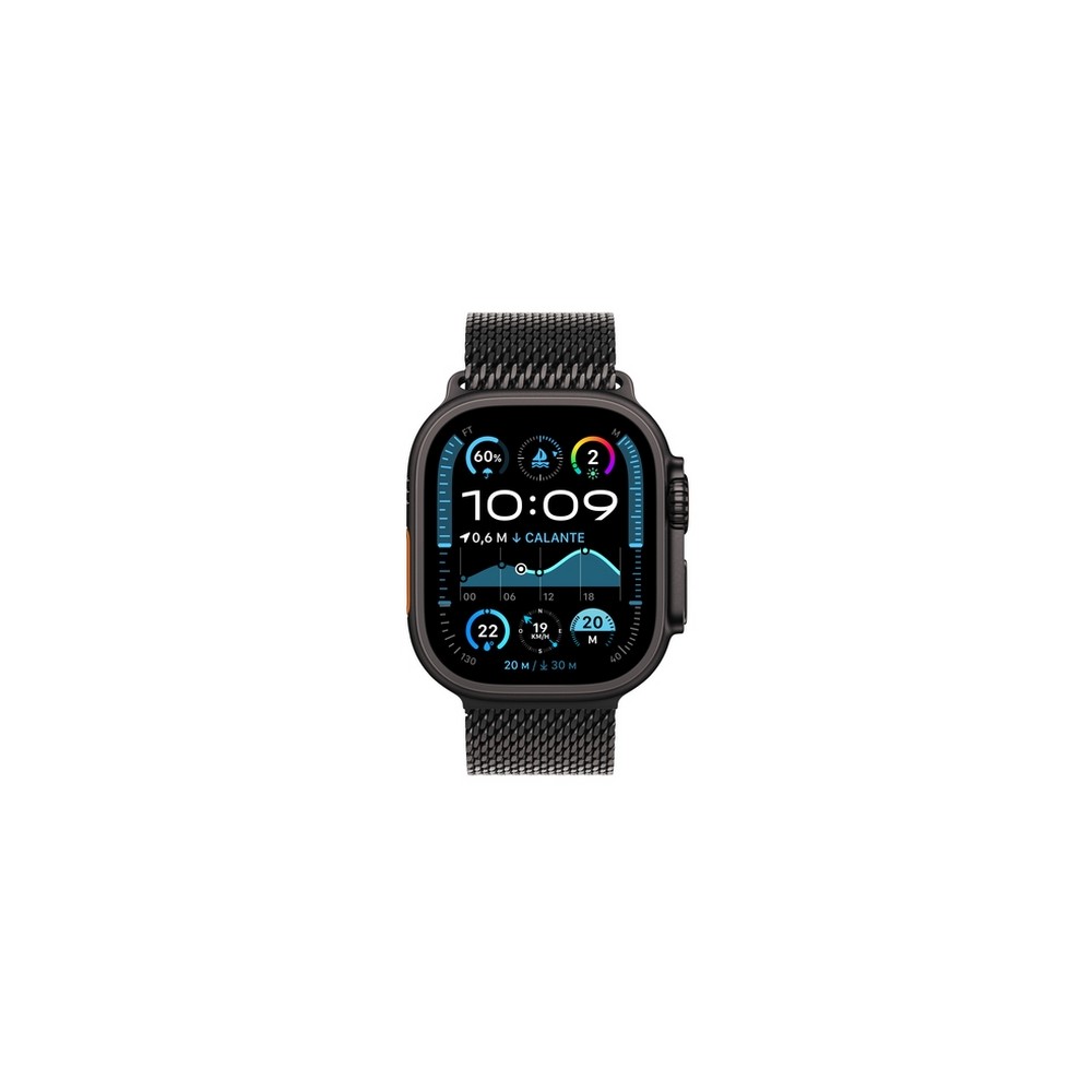 APPLE Apple Watch Ultra 2 GPS + Cellular 49mm Black Titanium Case with Black Titanium Milanese Loop - L Smaltimento dello stoccaggio