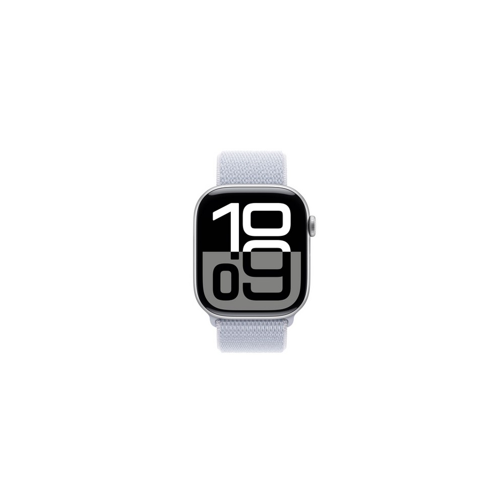 APPLE Apple Watch Series 10 GPS 46mm Silver Aluminium Case with Blue Cloud Sport Loop Offerte speciali