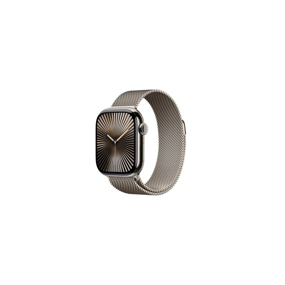 APPLE Apple Watch Series 10 GPS + Cellular 42mm Natural Titanium Case with Natural Milanese Loop Offerta speciale della fabbrica
