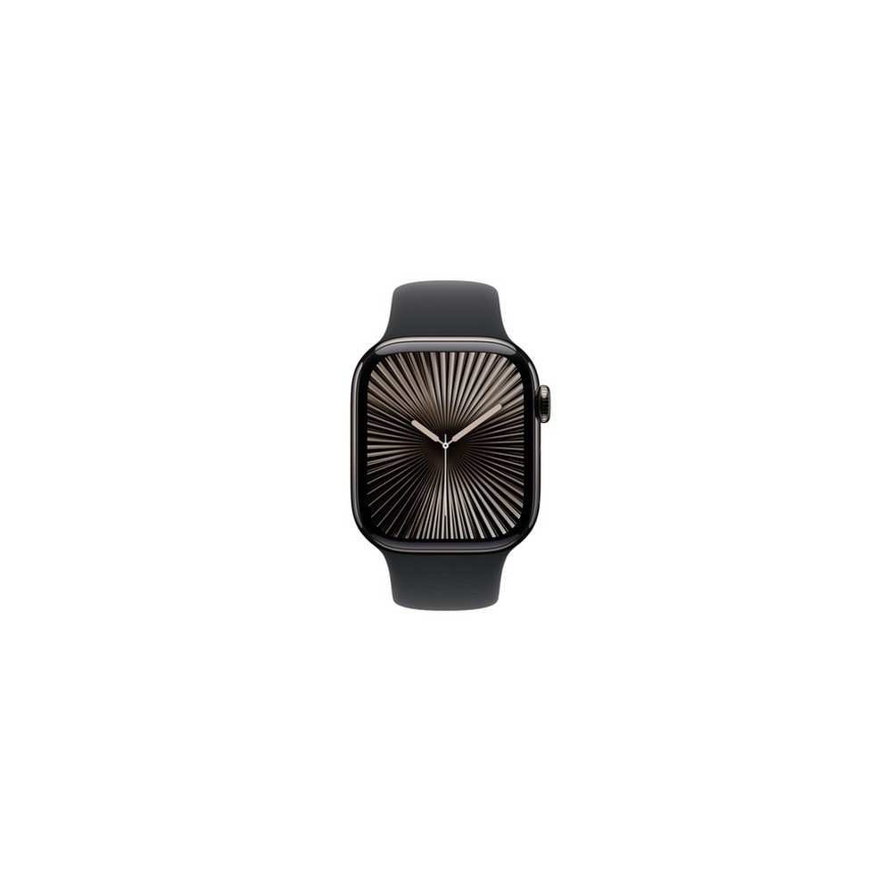 APPLE Apple Watch Series 10 GPS + Cellular 42mm Slate Titanium Case with Black Sport Band - S/M Sostegno trimestrale