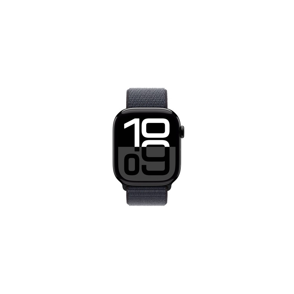 APPLE Apple Watch Series 10 GPS + Cellular 46mm Jet Black Aluminium Case with Ink Sport Loop Trasporto libero internazionale