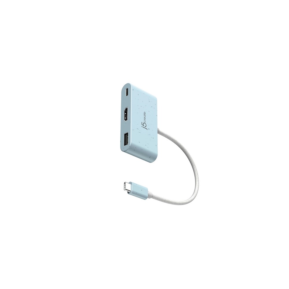 j5create Eco-Friendly USB-C to HDMI & USB Type-A with Power Delivery Offerta natalizia