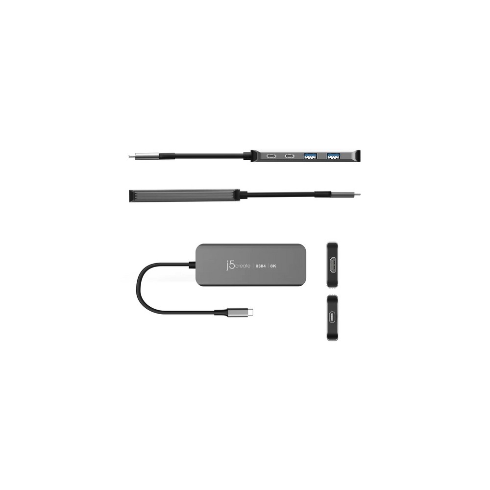 j5create USB4 8K60 Slim Hub Vendita calda