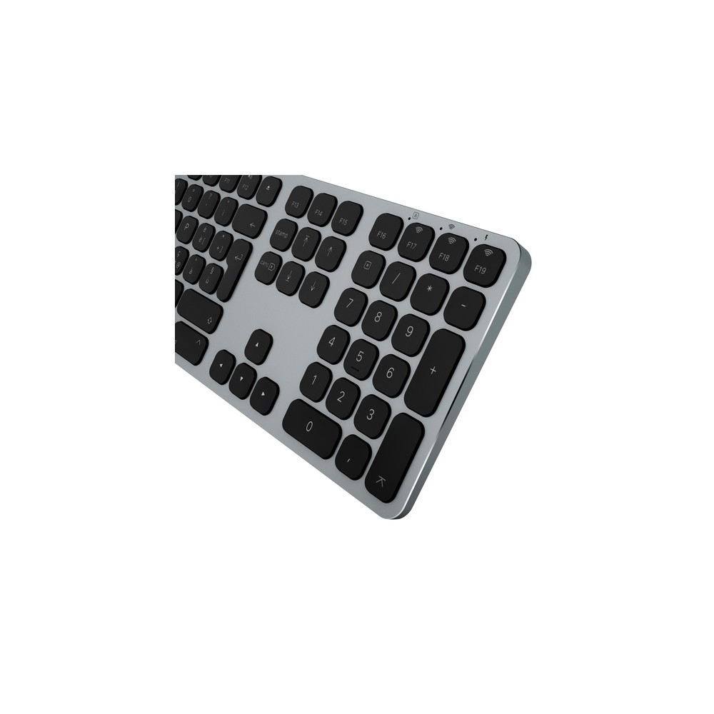 TUNIT Tastiera wireless in alluminio con tastierino numerico - Grigio Siderale ITA Grandi sconti