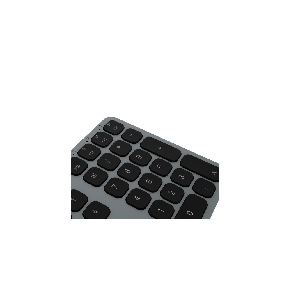 TUNIT Tastiera wireless in alluminio con tastierino numerico - Grigio Siderale ITA Grandi sconti