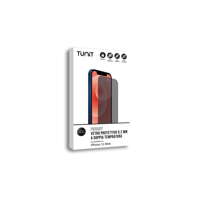 TUNIT Vetro Privacy Antiriflesso per iPhone 12 Mini Ultimi tre giorni