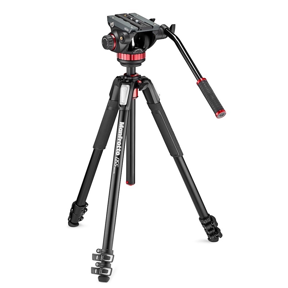 Manfrotto Testa video fluida MVH502AH con treppiede MT055XPRO3 Hotsell