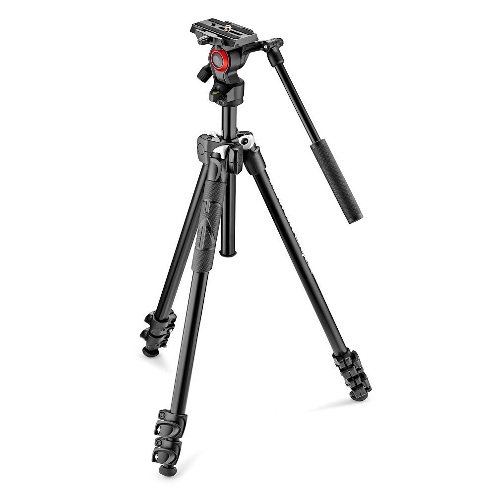 Manfrotto Kit 290 light con testa fluida video MVH400AH Vendita Calda