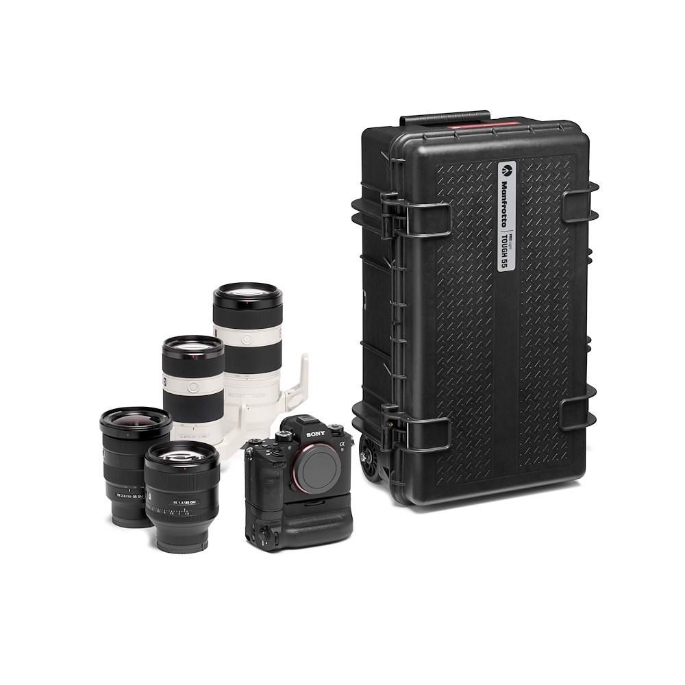 Manfrotto Trolley PRO Light Tough TH-55 Spugna Pre-Cubettata