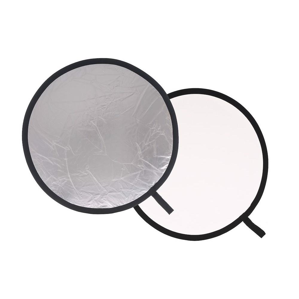 Manfrotto Pannello circolare Argento / Bianco Ø 95 cm Duty-free