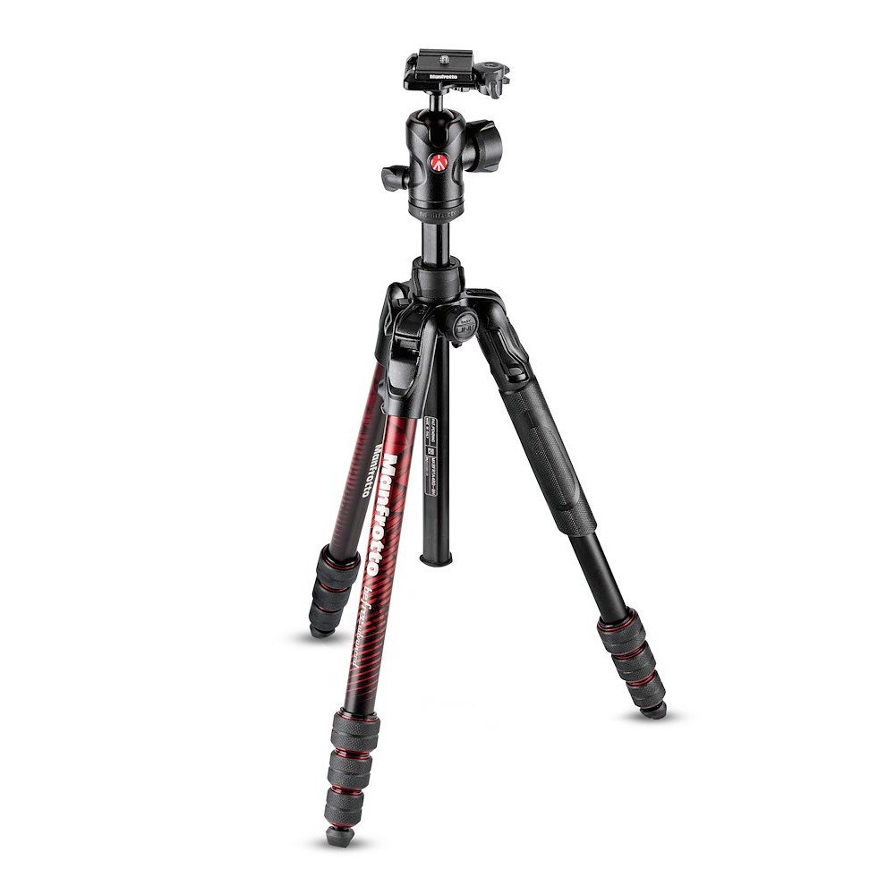 Manfrotto Kit Befree Advanced rosso in alluminio con chiusura Twist Nuovi prodotti