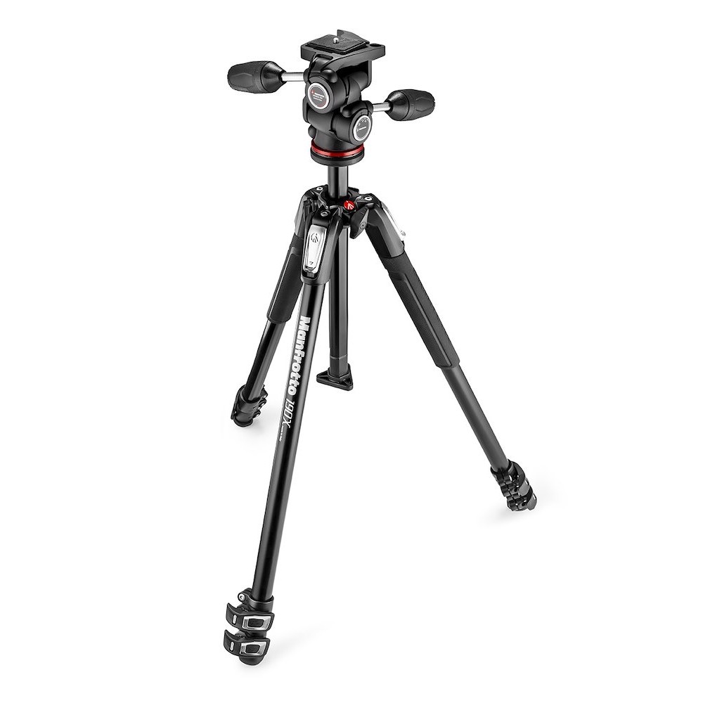 Manfrotto Kit 190X in alluminio con testa 3 vie Liquidazione