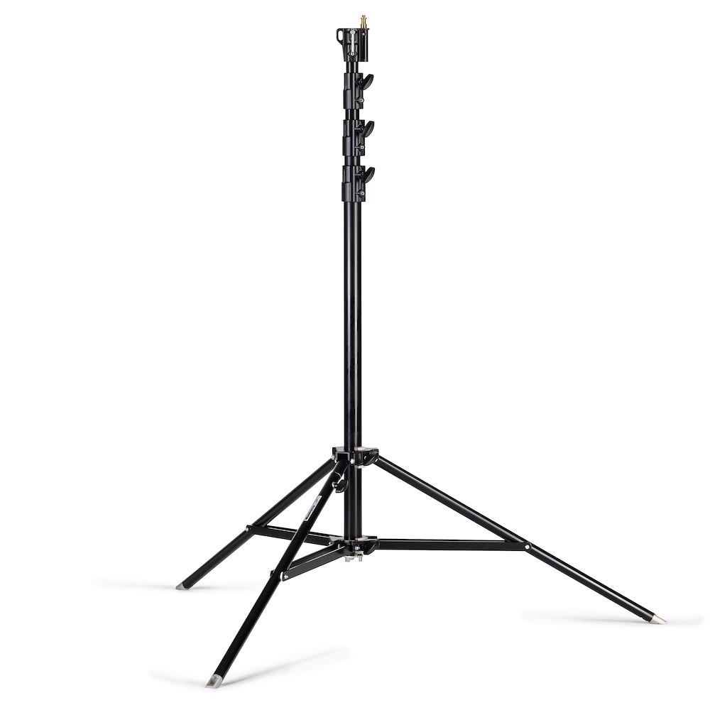 Manfrotto Stativo super nero con gamba di livellamento Sottocosto