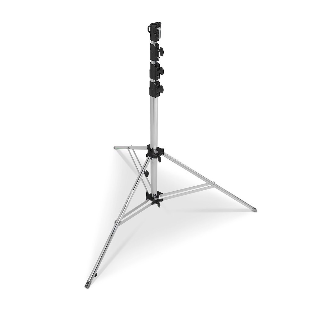 Manfrotto Stativo super in acciaio con gamba di livellamento Presa