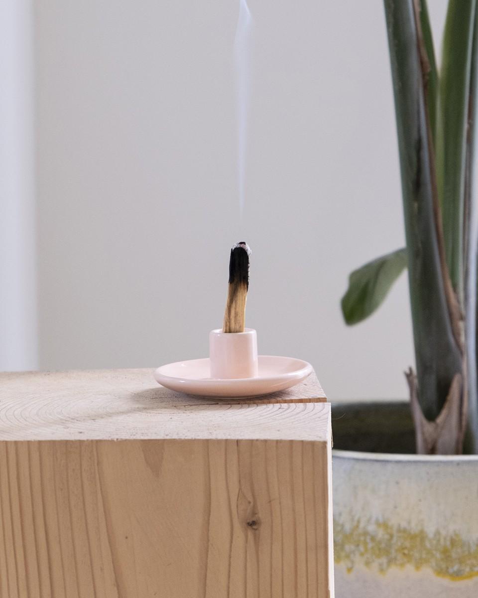 Wood'd PALO SANTO PLATE PINK Duty-free