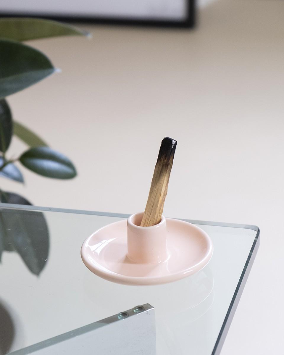 Wood'd PALO SANTO PLATE PINK Duty-free